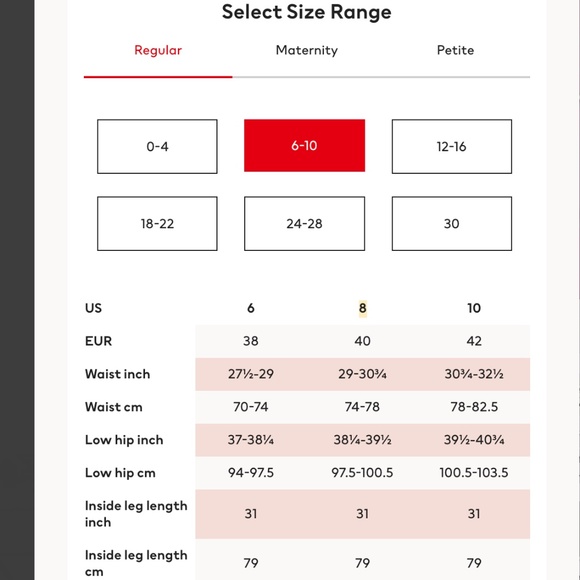 Khaki H&M Straight Wide Legged High Waisted Dress Trouser Work Pant (Size 8) - Picture 7 of 12